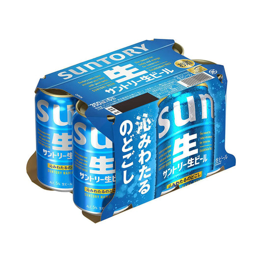 산토리 생맥주 350ml 6개입【알코올도수 5%】