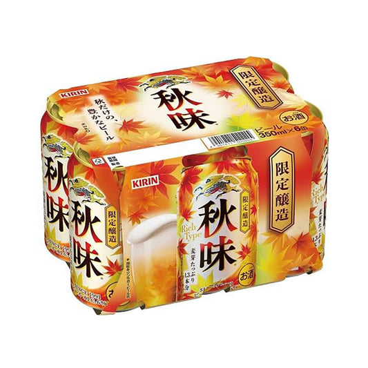 기린 가을(기간한정) 350ml 6개입【알코올도수 6%】